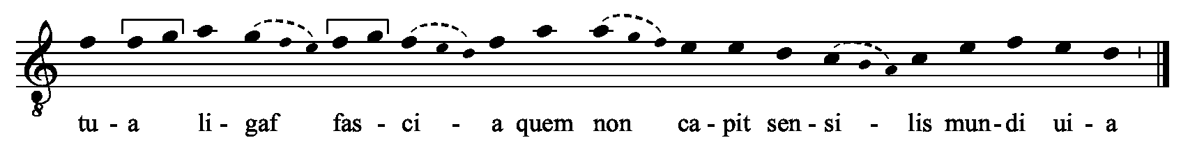 Refrain musical notation
